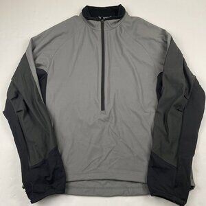 Rei 1/2 Zip Active Pullover Windbreaker Men’s M Pocket Thumb Holes Run Hike